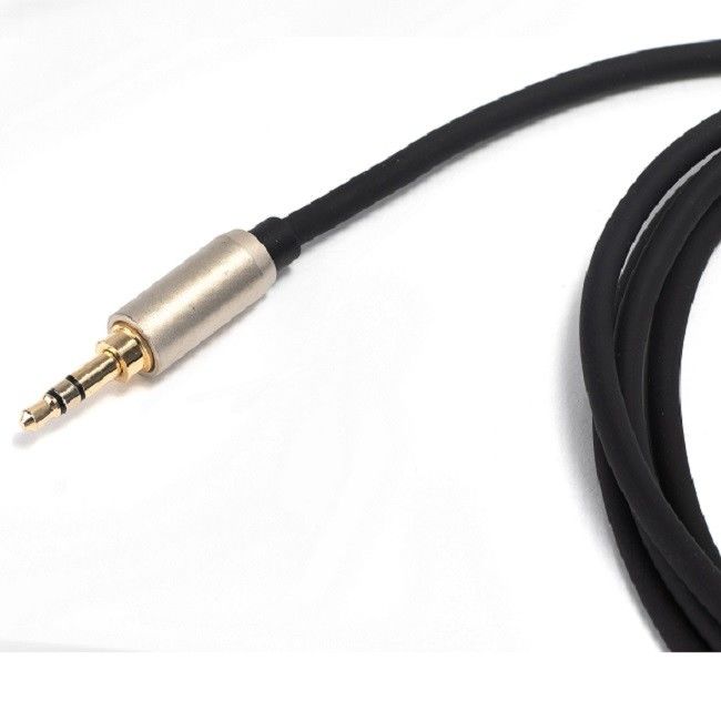 3.5mm mâle à double RCA mâle Y câble audio noir
