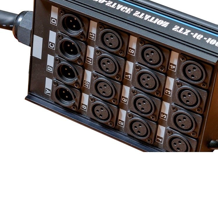 20 canaux câble serpent XLR à profil bas Envoyer le circuit imprimé XLR Splitter 100 pieds