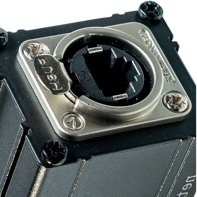 Cable de séparation de réseau XLR 4 canaux récepteur multi-serpent à 3 broches à câble Rj45 simple Ethercon