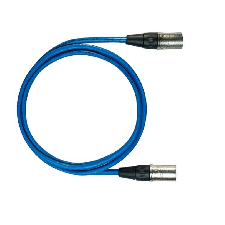 Cable Ethernet RJ45 avec connecteur EtherCON couleur bleue blindée
