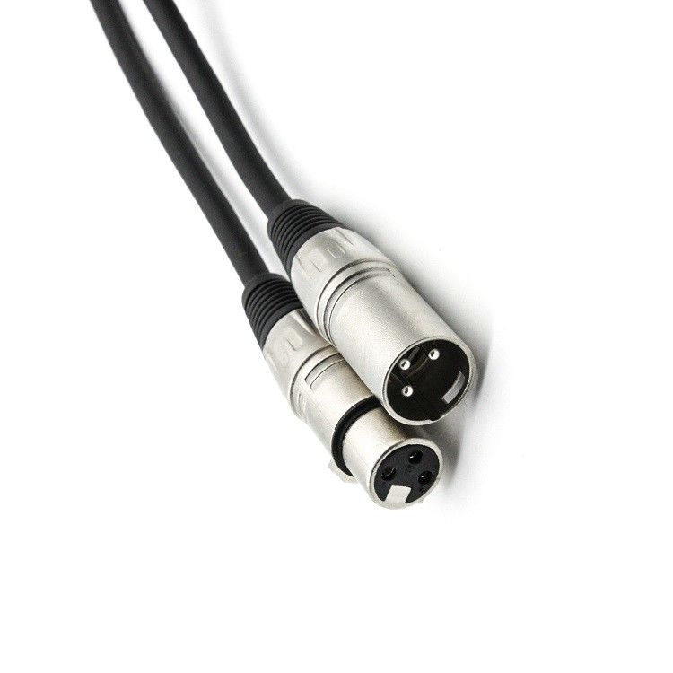 6.5mm XLR Microphone Cord 30ft avec conducteur de cuivre sans oxygène pour haut-parleurs