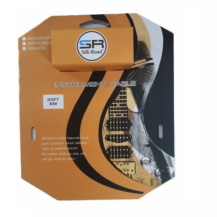 Cable audio de guitare de 10 pieds pour guitare électrique