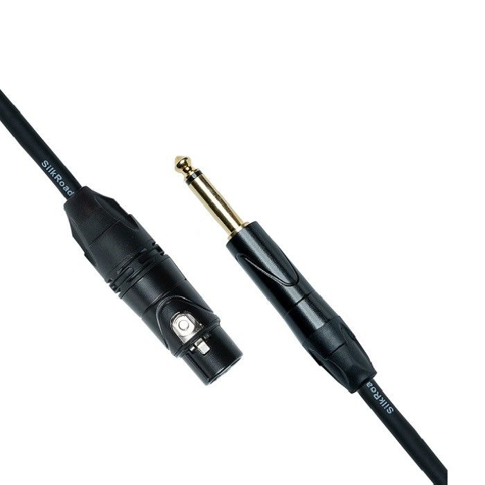 0.25 pouces XLR Microphone Cable Microphone Noir Cable Microphone Masculin Pour XLR Adaptateur Microphone Féminin Pour Mixeur