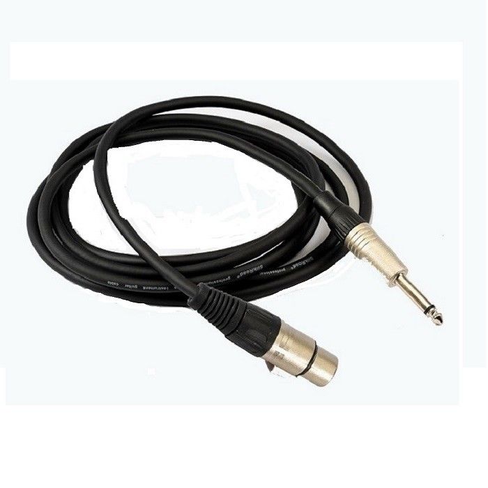 Cable de microphone de 1/4 pouce 10 pieds câble XLR XLR mâle à XLR câbles de microphone femelles