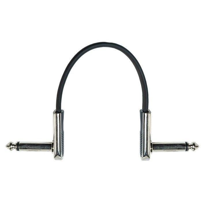 6.35mm effet de nickel droit pédale conduit l'instrument câble 2 Pcs Pack Bass patch câble