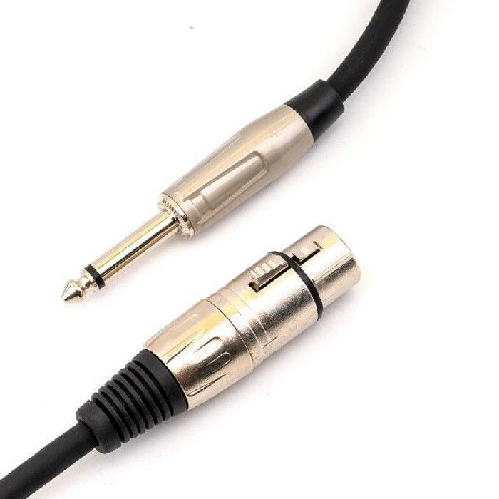 Les câbles de microphone XLR de 6,35 mm et 10 pieds XLR sont des câbles de microphone XLR à 1/4 