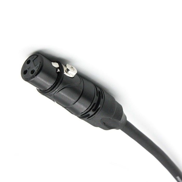 6.35mm XLR câbles de microphone plaqués or câble XLR XLR à 1/4 
