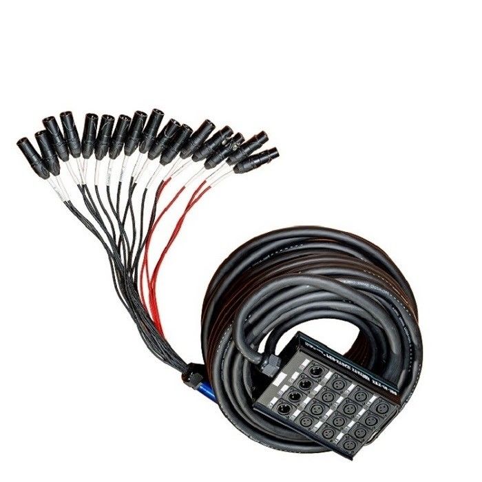 100 pieds 24 canaux audio câble serpent XLR envoyer le conseil serpent câble XLR câble de séparation