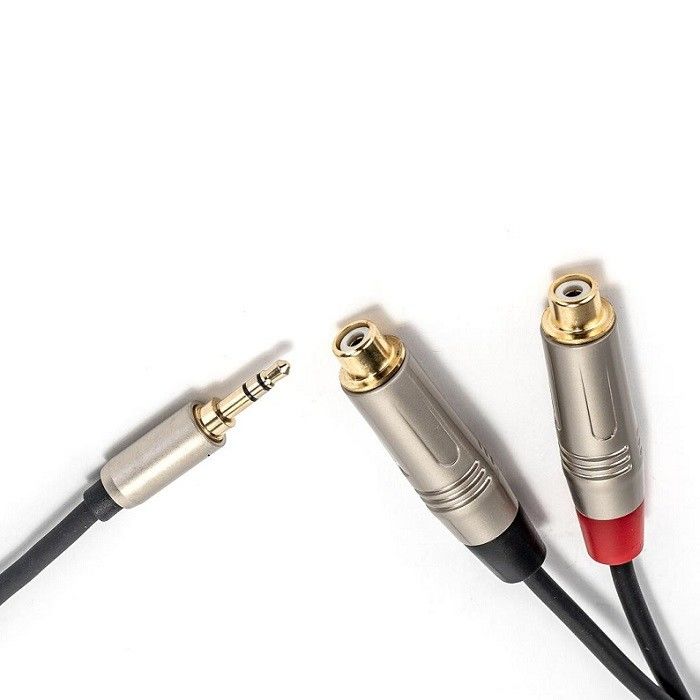 3.5 mm Y Splitter Cable à RCA Y Audio Cable 3,5 mm stéréo à 2 * RCA pour haut-parleur