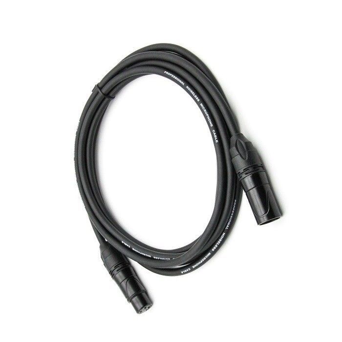OFC Mic Patch Cord 3 broches XLR faire à la femme fil de microphone noir 20 pieds