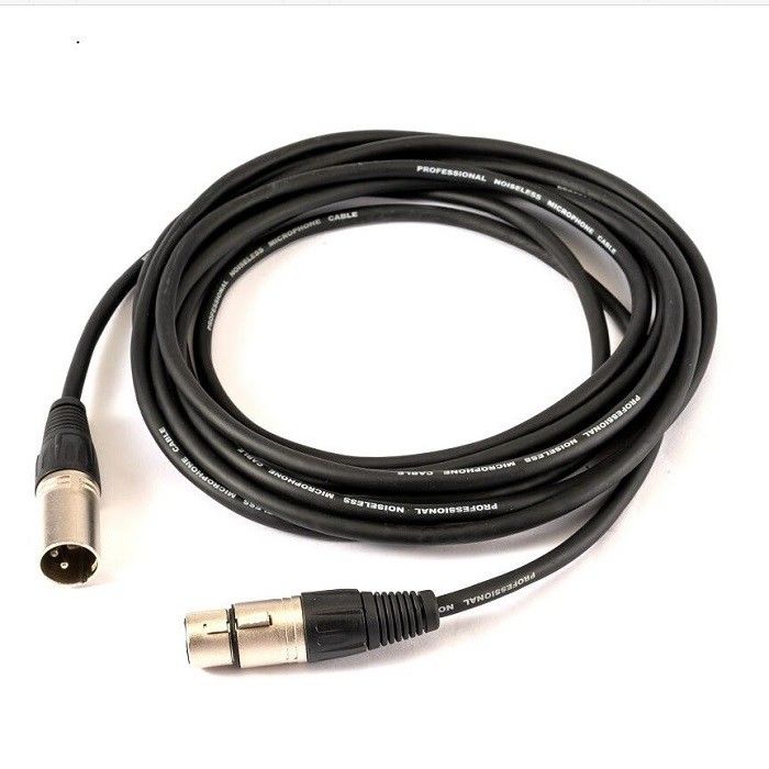 10 pieds XLR mâle à femelle câble de microphone câble de microphone pour mixeur