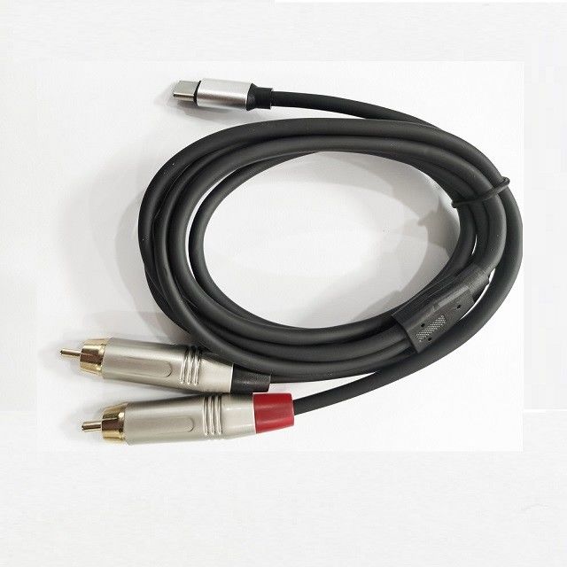 DAC de type C à double câble RCA Y Splitter Puissant puce DAC intégrée