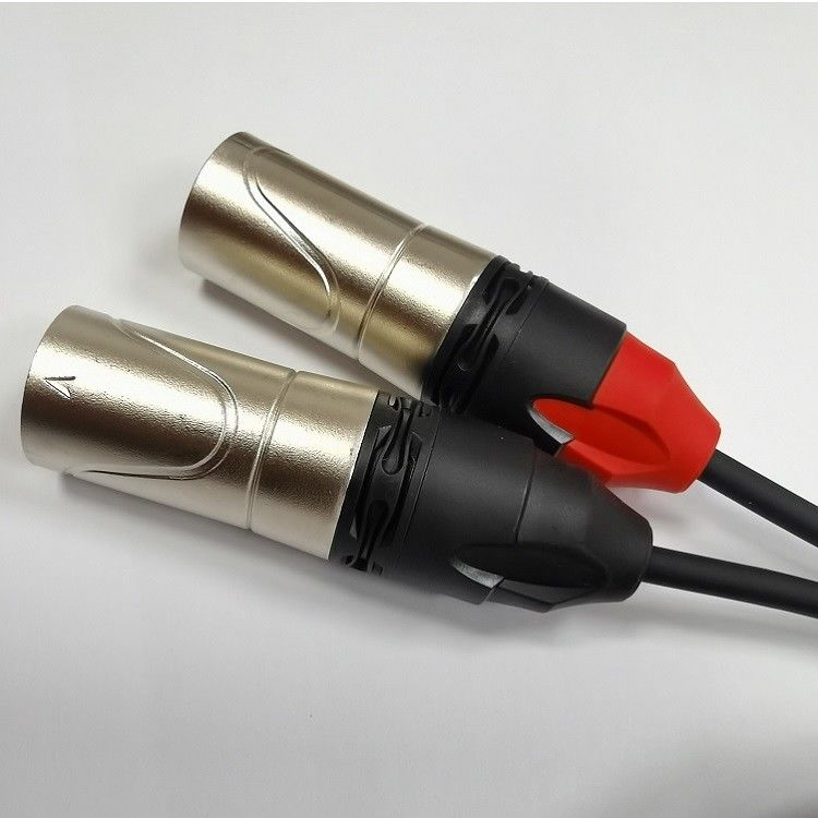 DAC C à double câble audio XLR mâle Y Splitter intégré à une puissante puce DAC